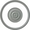 Ekena Millwork 59 1/2-in. OD x 51 1/2-in. ID Ceiling Ring with 30-in. OD Ceiling Medallion Dylar Accent Kit CRM59DY30DY - alternate 1